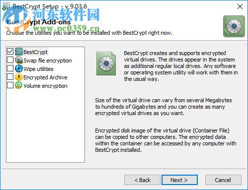 虚拟分区创建加密(Jetico BestCrypt) 9.03.19 官方版