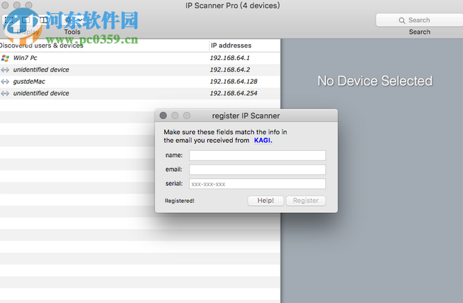 ip scanner mac版下载(局域网ip扫描软件) 3.63 免费版