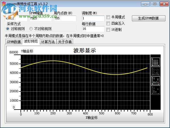 SPWM表格生成工具下载 1.3.2 中文免费版