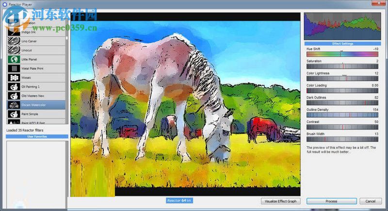Reactor Player(PS水彩效果滤镜) 1.2 破解版
