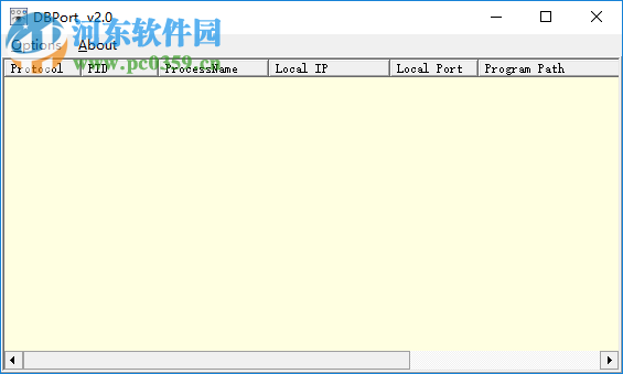 DBPort端口监视工具 2.0 绿色版