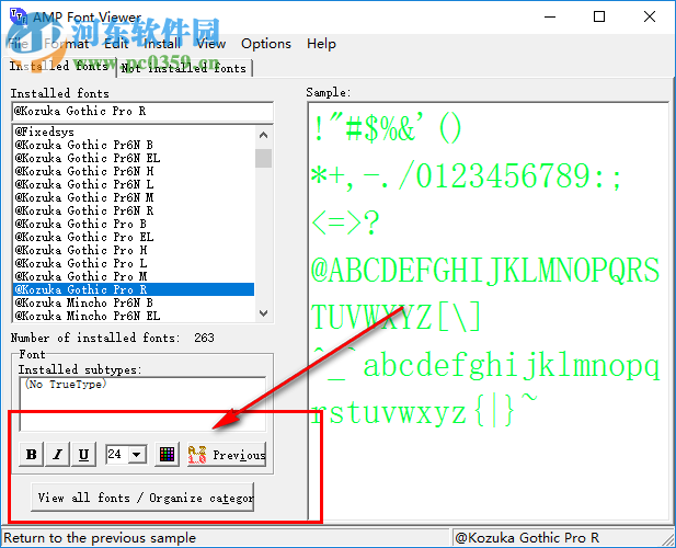FontViewer(字体预览器) 3.0 中文版