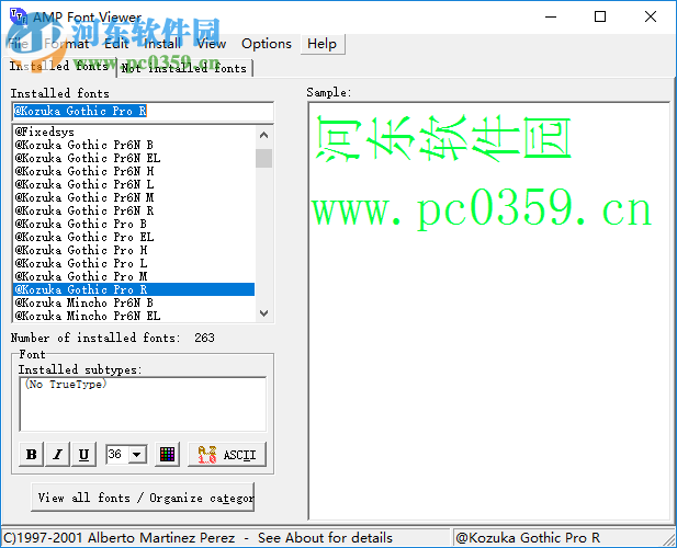 FontViewer(字体预览器) 3.0 中文版