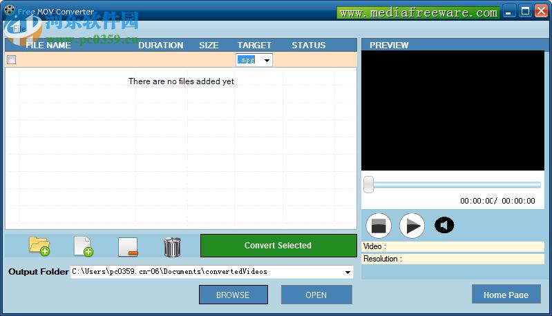 Free MOV Converter 2.0 官方版