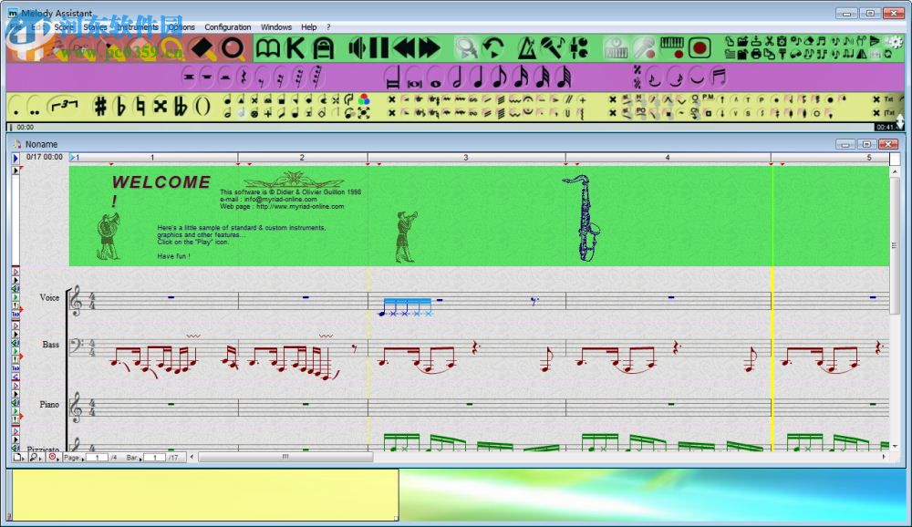 Melody Assistant下载(音乐作曲软件) 7.8.0d 免费版