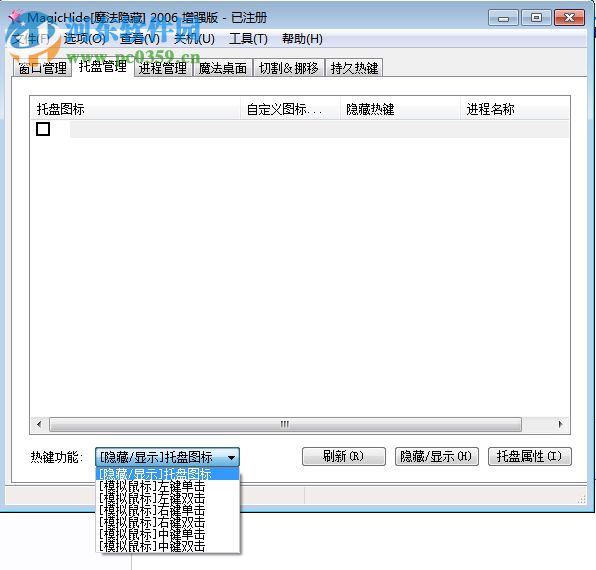 MagicHide(窗口隐藏工具) 4.2.8.1 绿色破解版