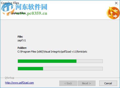 pdf2cad(PDF文件转CAD格式) 11.0 64位破解版