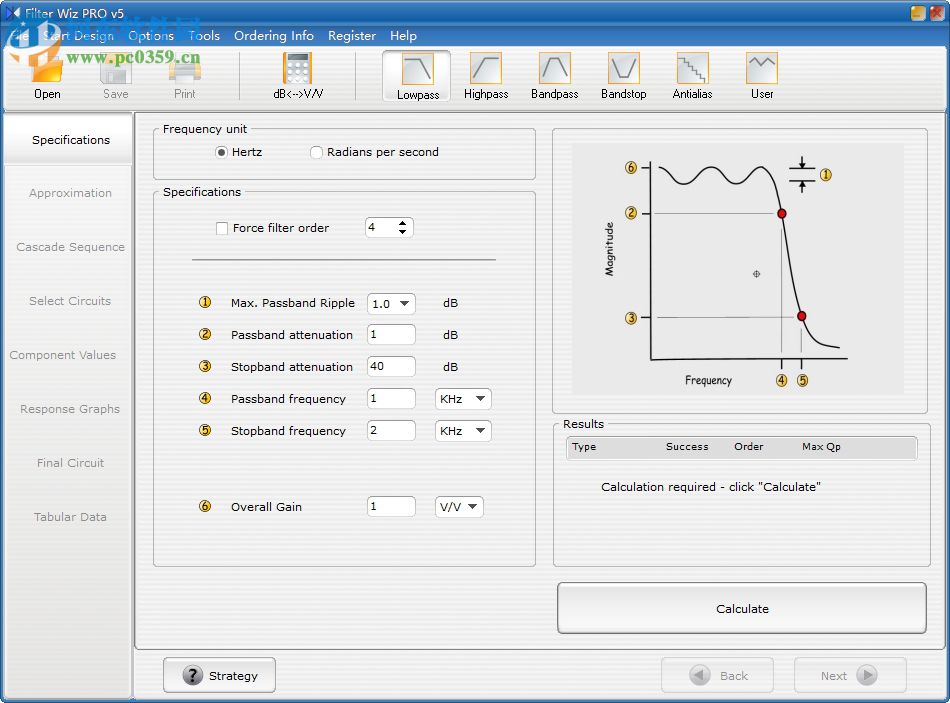 Filter Wiz Pro下载(滤波器设计软件) 5.4.7 破解版