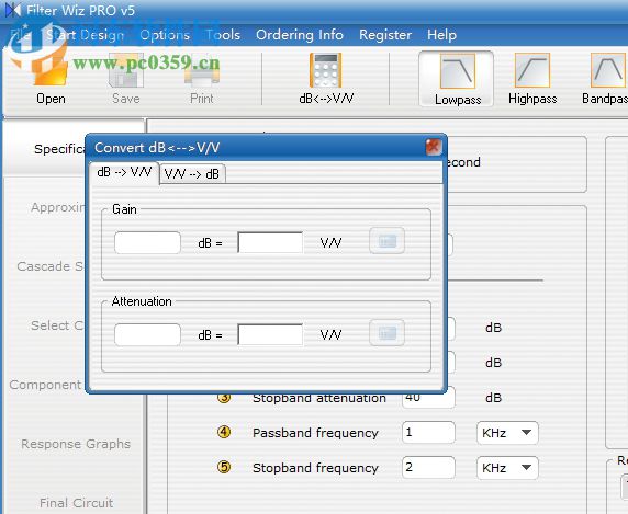 Filter Wiz Pro下载(滤波器设计软件) 5.4.7 破解版