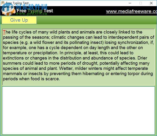 free typing test(免费打字测试) 1.0 官方版