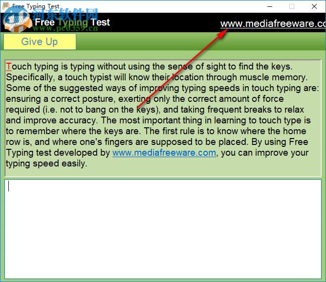free typing test(免费打字测试) 1.0 官方版