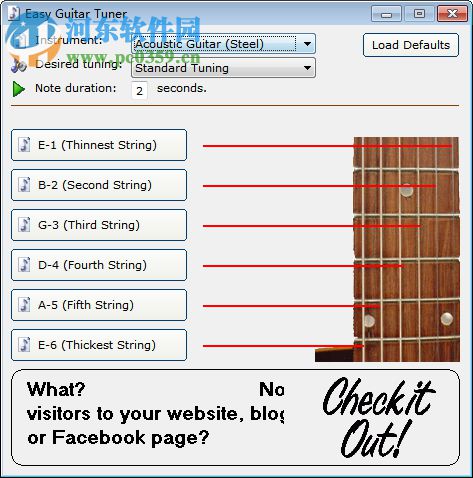 Easy Guitar Tuner(吉他调音软件下载) 1.0 官方最新版