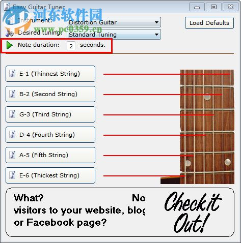 Easy Guitar Tuner(吉他调音软件下载) 1.0 官方最新版