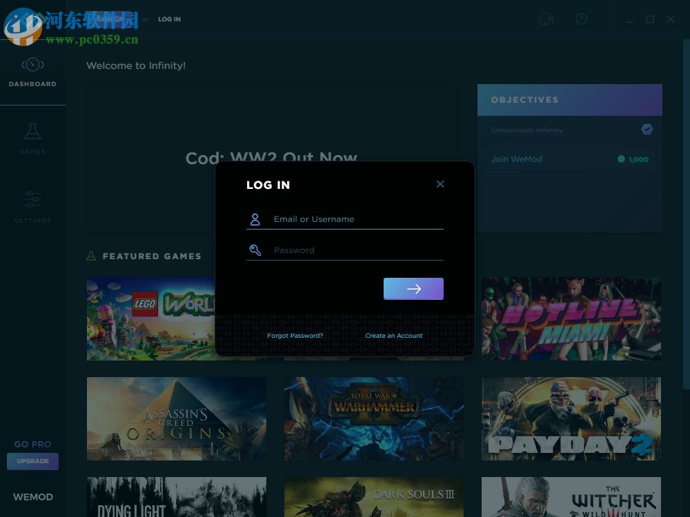 WeMod Infinity下载(mod管理器) 1.0 免费版