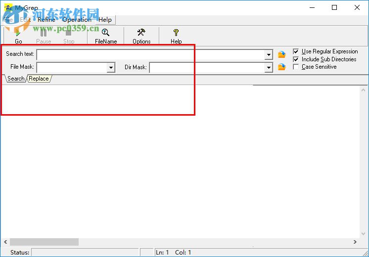 MyGrep(正则表达式查找替换工具) 1.0.0.6 绿色版