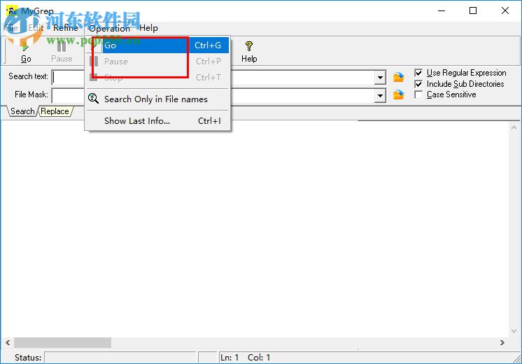 MyGrep(正则表达式查找替换工具) 1.0.0.6 绿色版