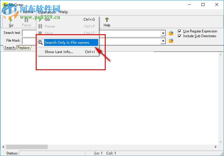 MyGrep(正则表达式查找替换工具) 1.0.0.6 绿色版