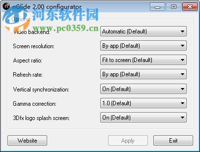nGlide(Voodoo 3dfx 显卡模拟软件) 2.00 官方版