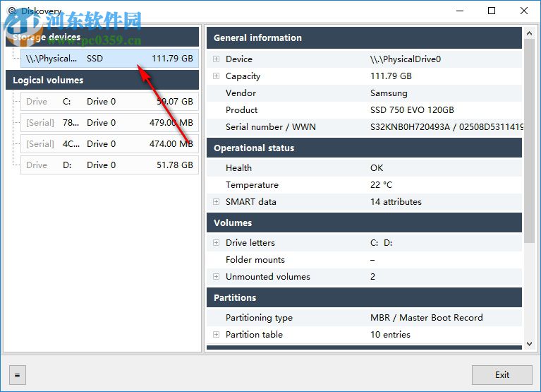 Diskovery(数据存储检查工具) 0.9.8.1 免费版