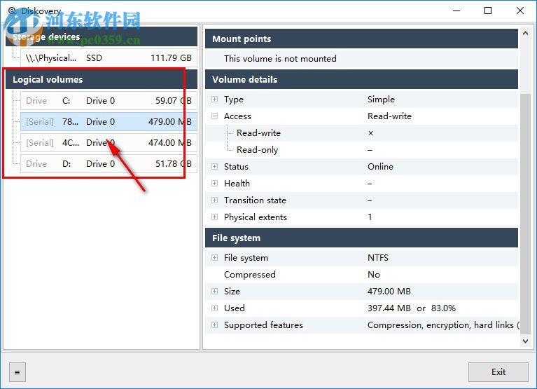 Diskovery(数据存储检查工具) 0.9.8.1 免费版