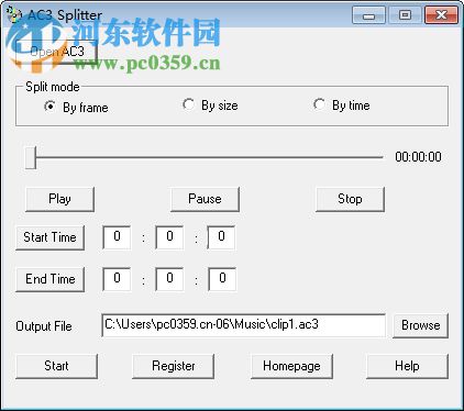 AC3 Splitter下载(AC3文件分割工具) 1.1 免费版