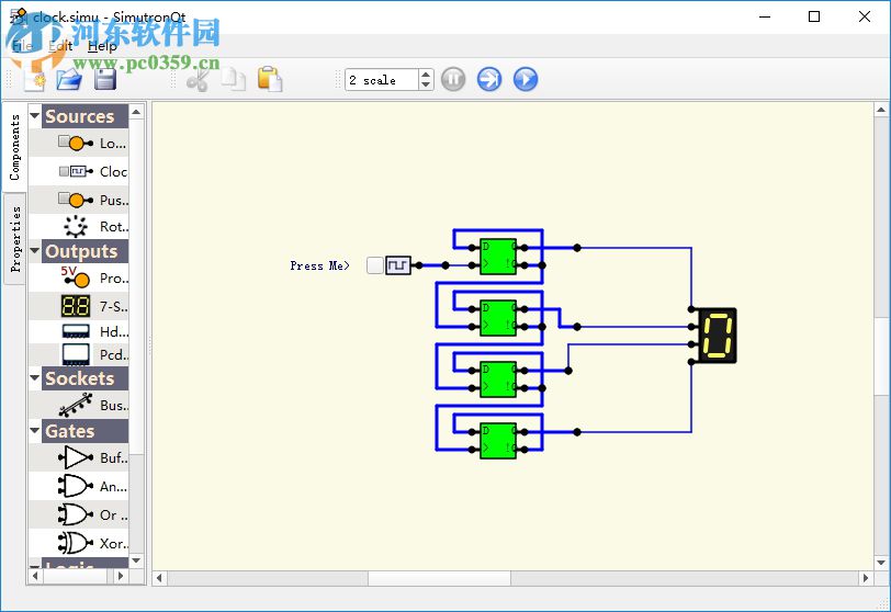 SimutronQt(电路模拟器) 1.0.1 绿色版