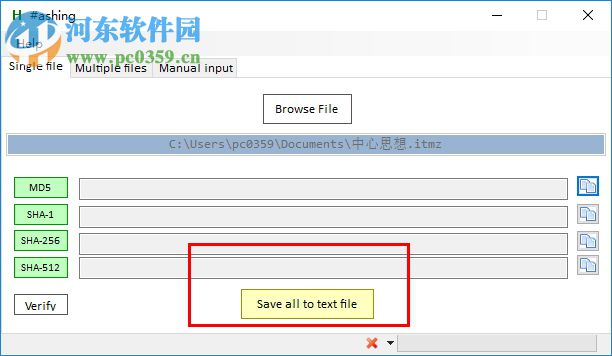 Hashing(加密哈希生成程序) 1.5 免费版