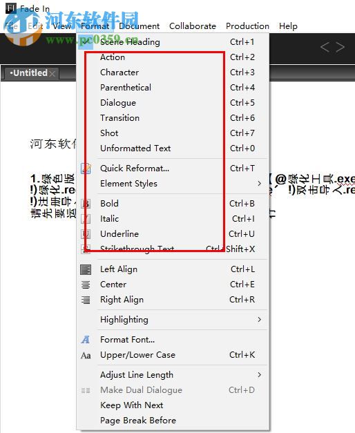 fade in pro(剧本软件) 3.0.578 免费版