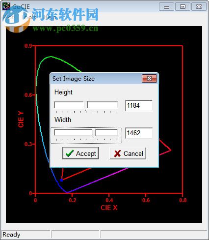 GoCIE(计算CIE坐标工具) 1.0 免费版