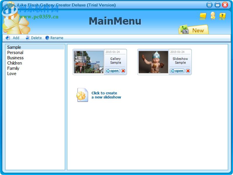 iLike Flash Gallery Creator Deluxe(幻灯片制作软件) 4.2.0 官方版