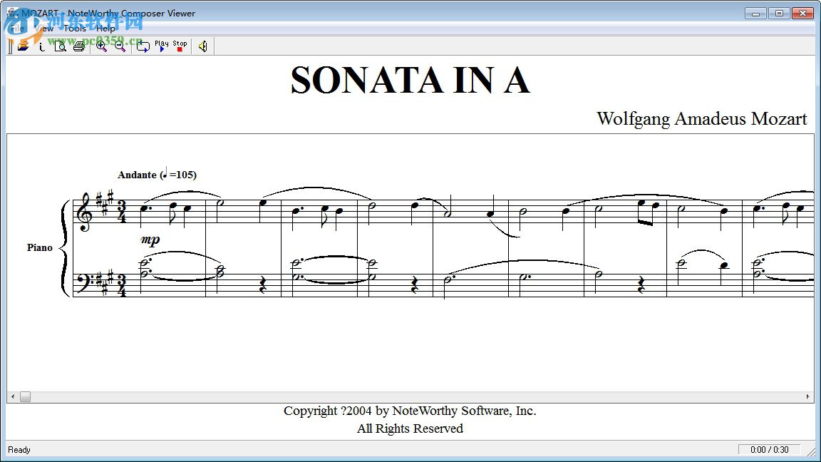 NoteWorthy Composer(五线谱查看助手) 2.2 最新版