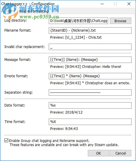 Chat Logger++(Steam聊天记录保存工具) 3.0 绿色免费版