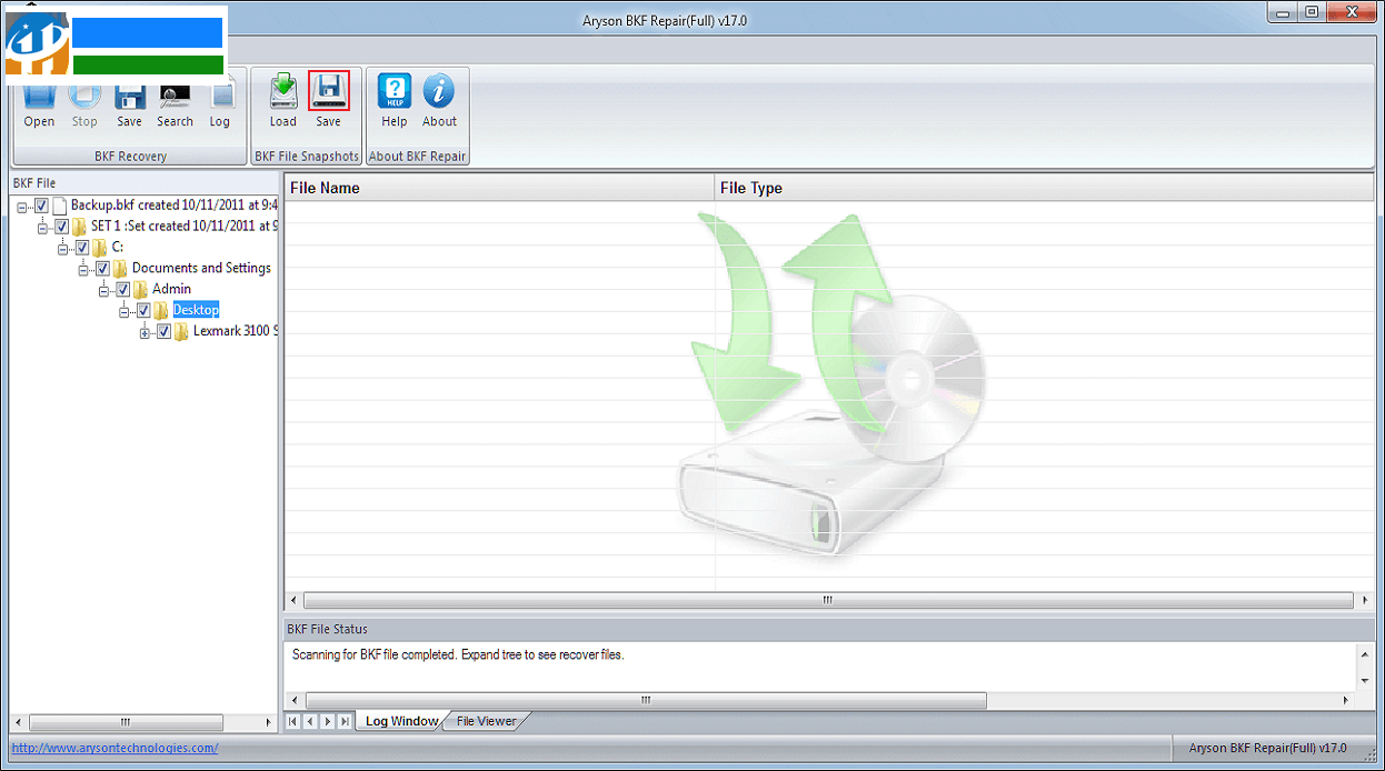 Aryson BKF File Viewer(BKF文件阅读器) 18.0 官方版