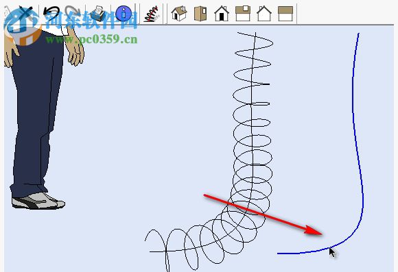 Helix along curve(SketchUp曲线螺旋插件) 0.9.0 最新免费版