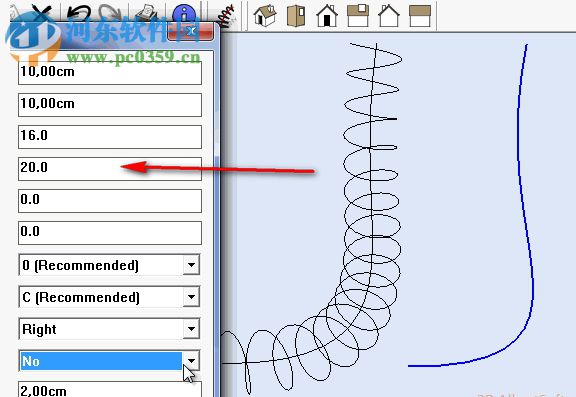Helix along curve(SketchUp曲线螺旋插件) 0.9.0 最新免费版