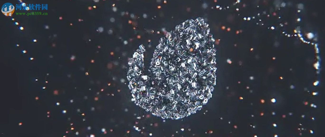 Metalic Particles Logo(金属质感粒子汇聚LOGO片头AE模板) 1.0 免费版