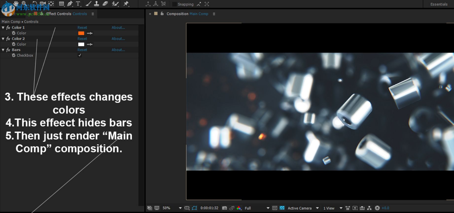 Metalic Particles Logo(金属质感粒子汇聚LOGO片头AE模板) 1.0 免费版
