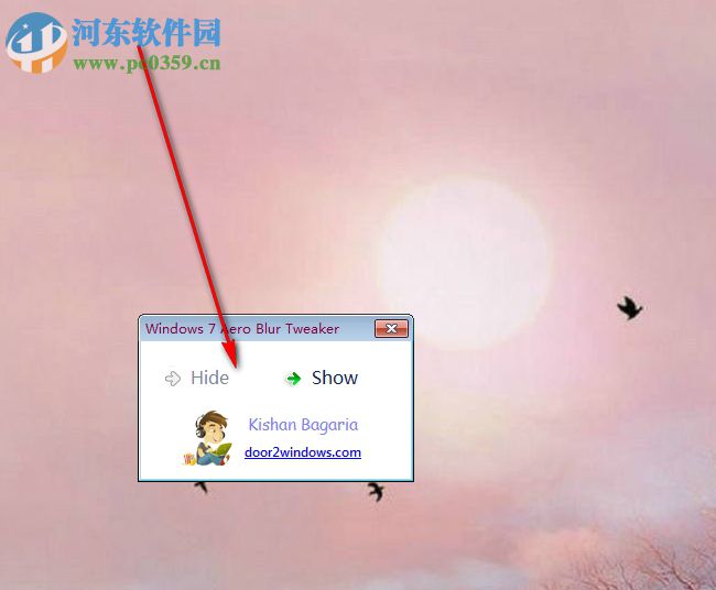 Windows 7 Aero Blur Tweaker(窗口去磨砂工具) 1.0 绿色免费版