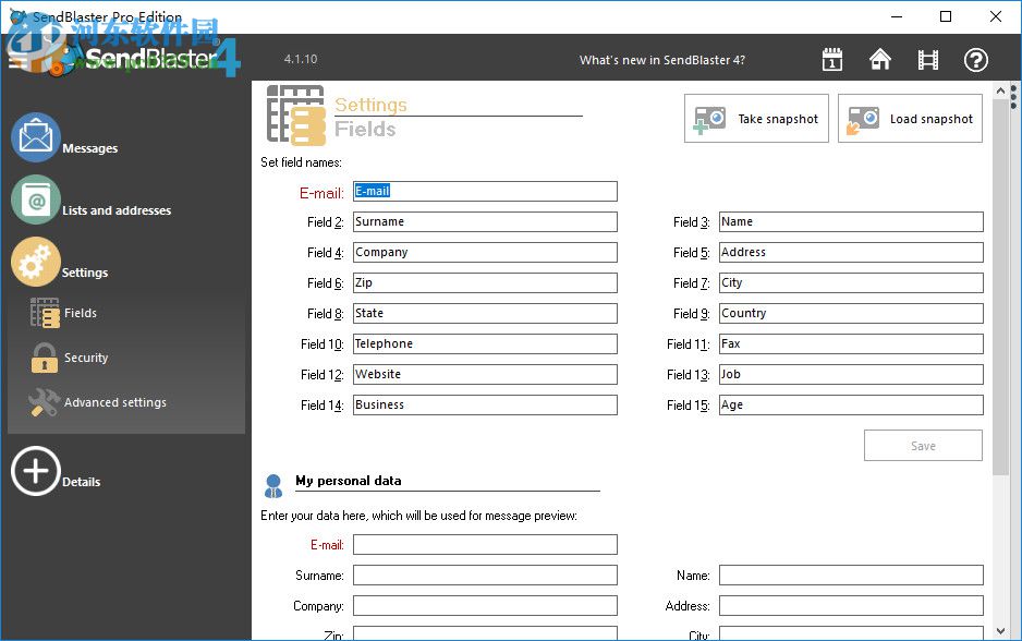 SendBlaster下载(邮件群发工具) 4.1.10 破解版