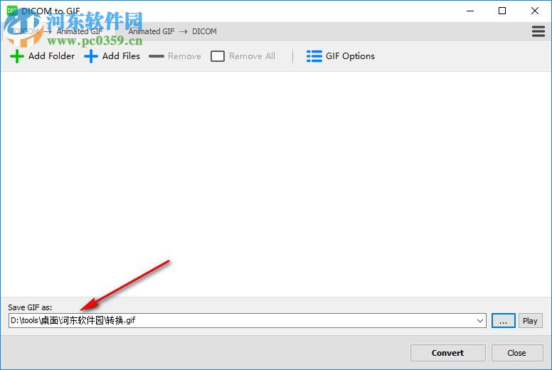DICOM to GIF(图像格式转换工具) 1.10.5 免费版