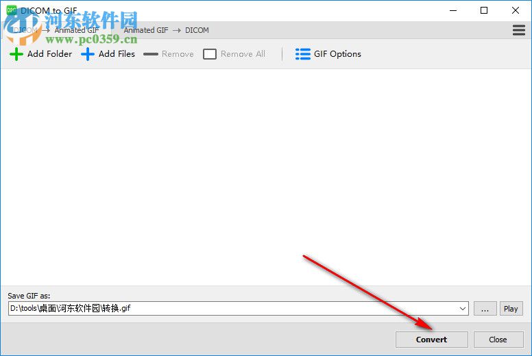 DICOM to GIF(图像格式转换工具) 1.10.5 免费版