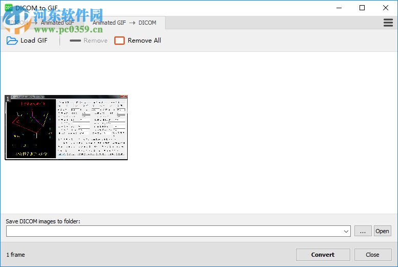DICOM to GIF(图像格式转换工具) 1.10.5 免费版