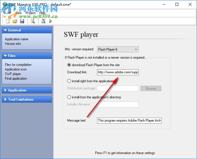 SWF Maestro EXE Pro(Flash加密工具) 2.00 绿色免费版
