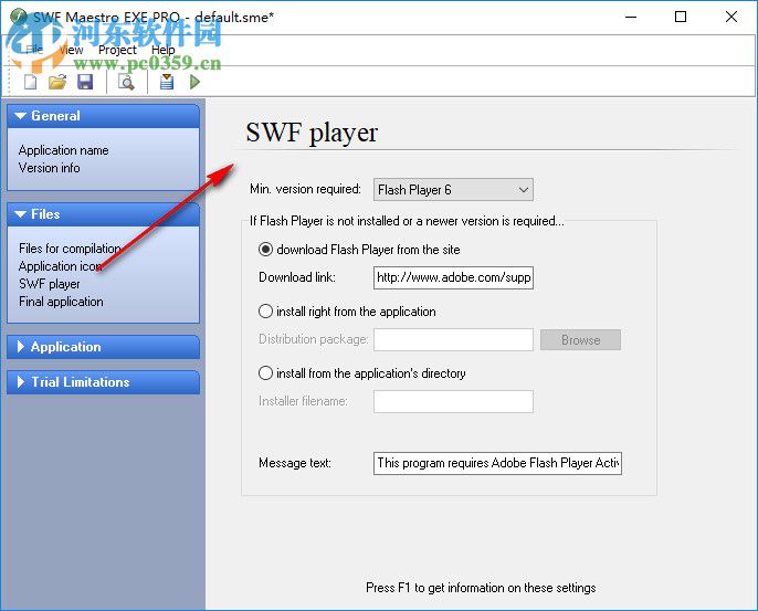 SWF Maestro EXE Pro(Flash加密工具) 2.00 绿色免费版