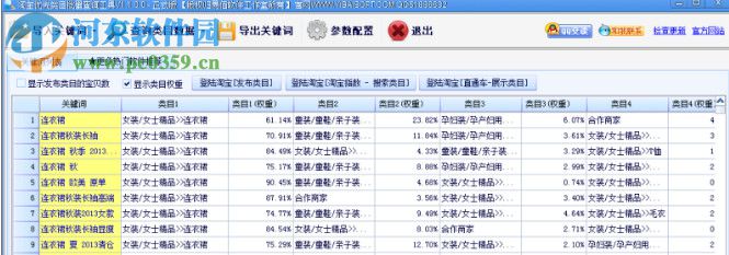 淘宝优先类目批量查询工具 1.3.1.0 官方版