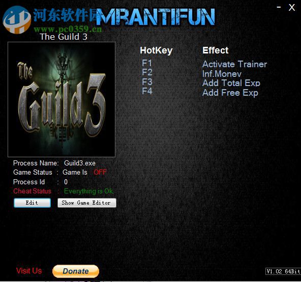 行会3三项修改器