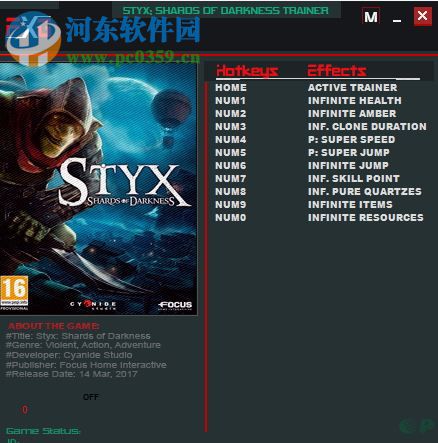 冥河黑暗碎片FutureX修改器