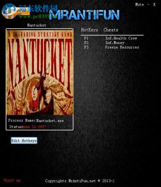 Nantucket三项修改器 绿色版