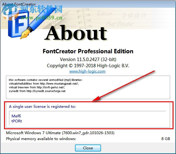 fontcreator 11.5下载 附注册机