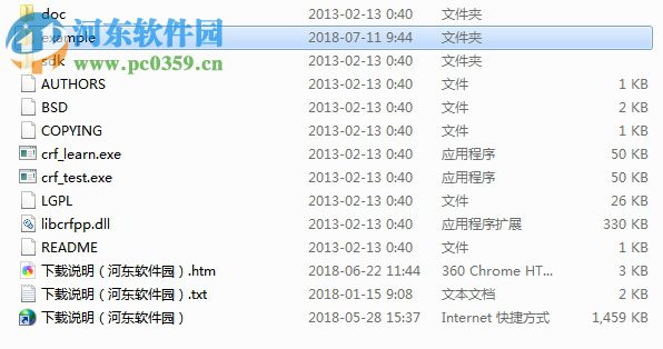 CRF++(条件随机场) 0.58 免费版